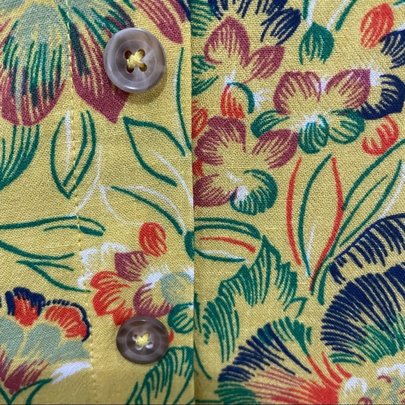 NWT Urban Outfitters Spring Floral Boho Linen Mini Dress - Size XS or MED - Picture 6 of 10